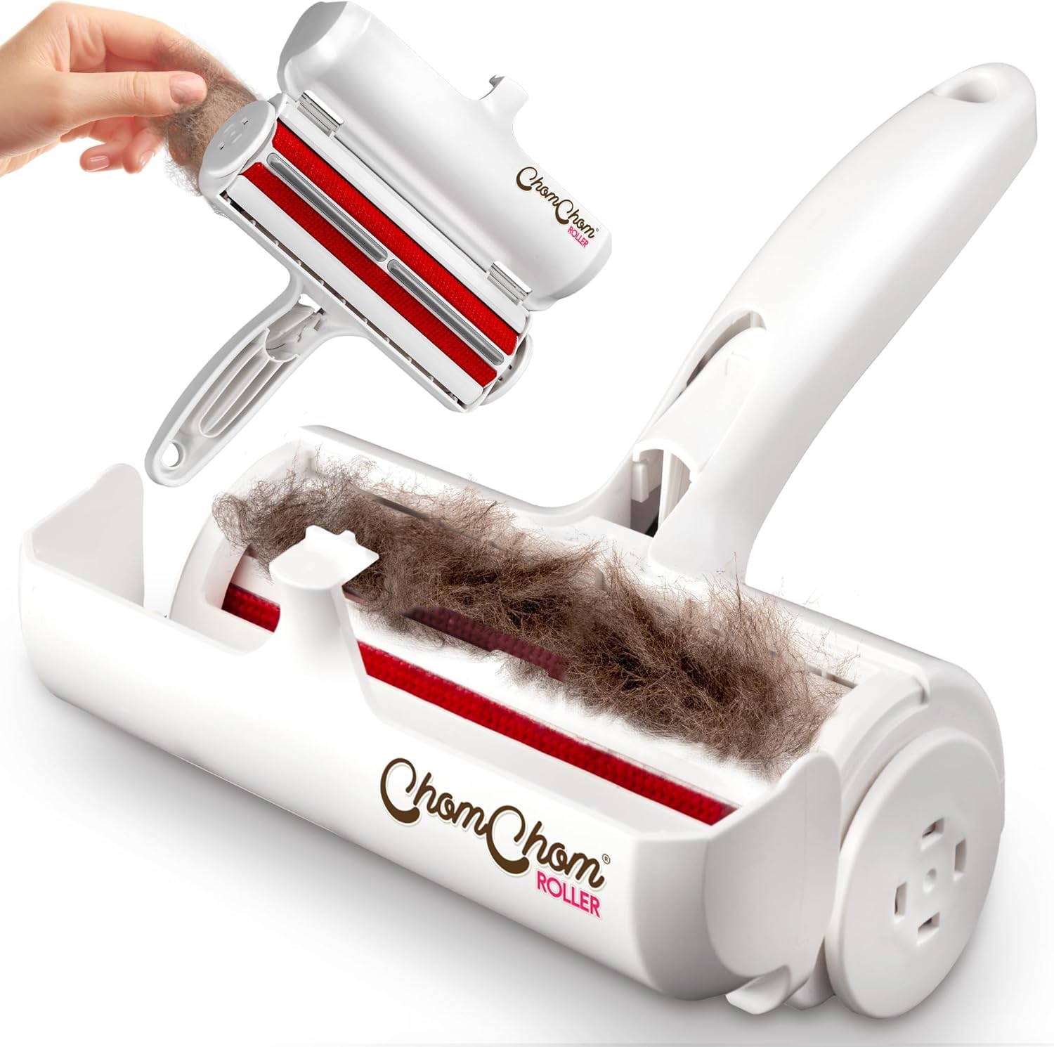 ChomChom Hair Roller in action