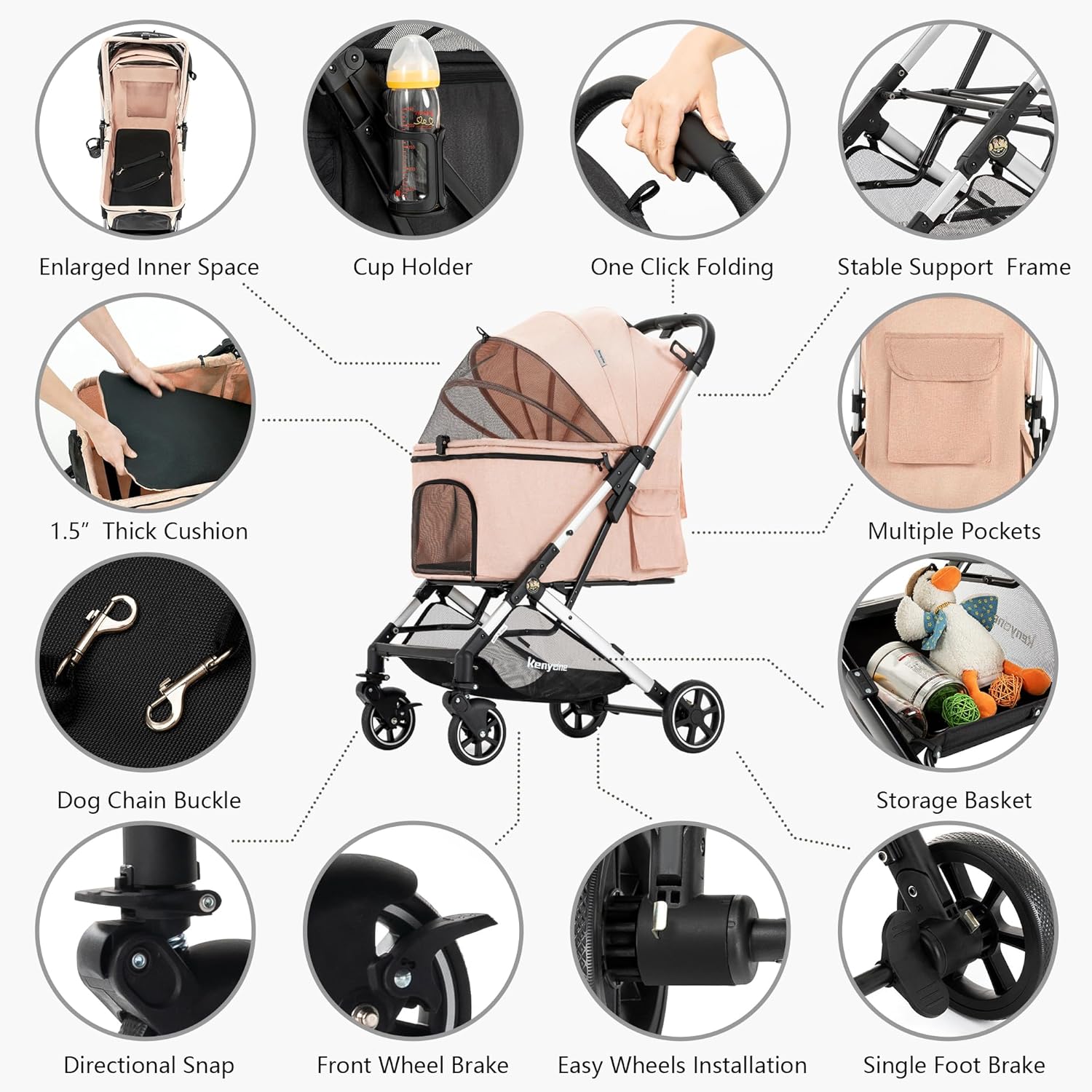 Medium Pet Stroller