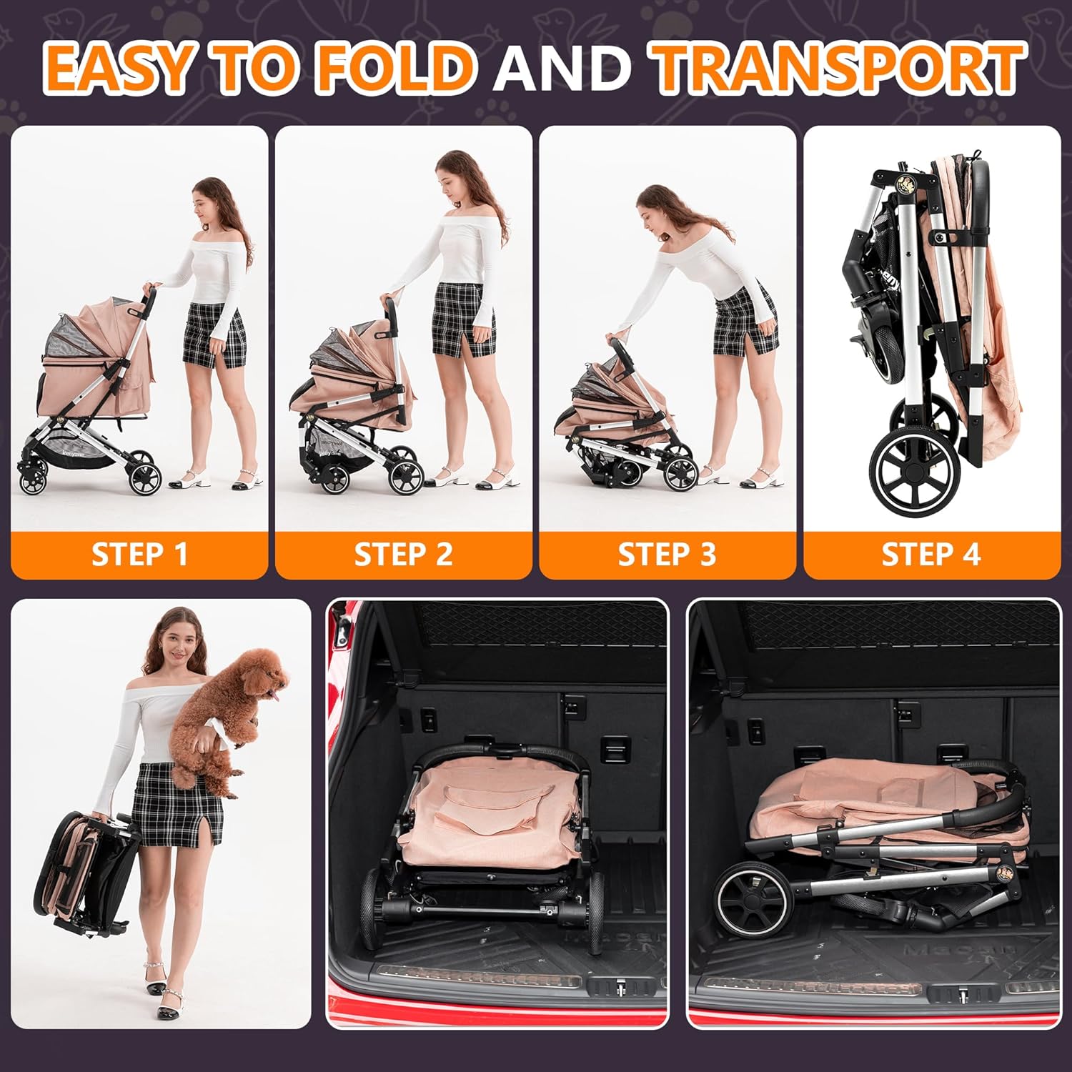 Medium Pet Stroller