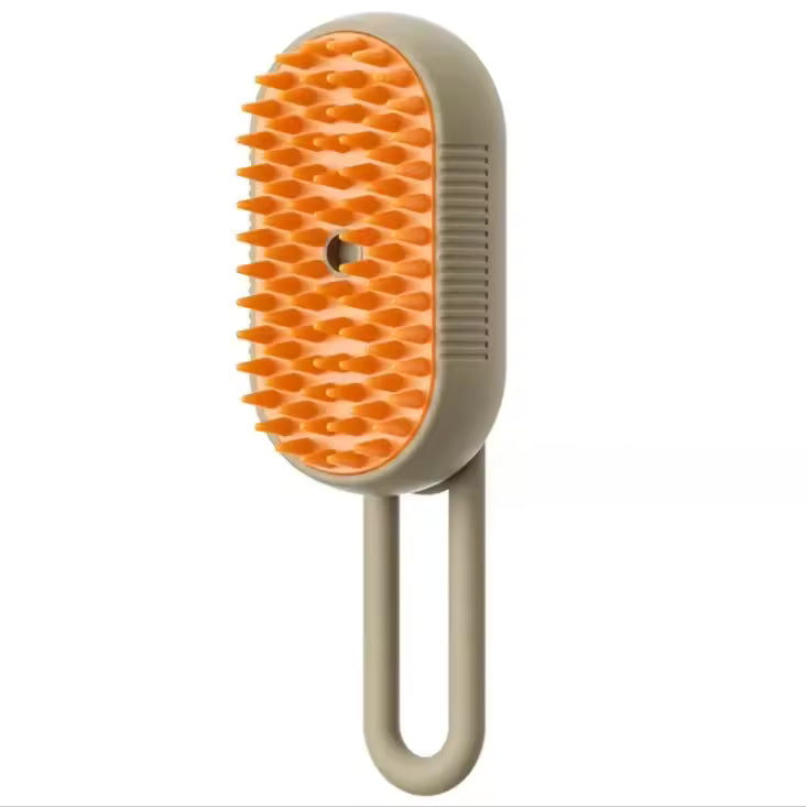 Pet Spray Comb for Cats & Dogs – Hair Removal, Electric Massage Grooming Brush, One-Key Spray, Anti-Flying, Cleans and Soothes Pet Hair