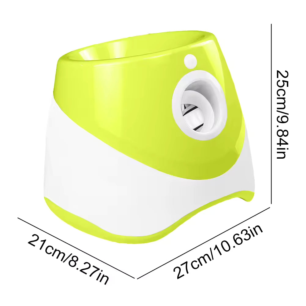 Pet Prime Dog Fetch Machine – Automatic Ball Thrower with 3 Tennis Balls, Indoor/Outdoor Interactive Toy for Small, Medium, and Large Dogs