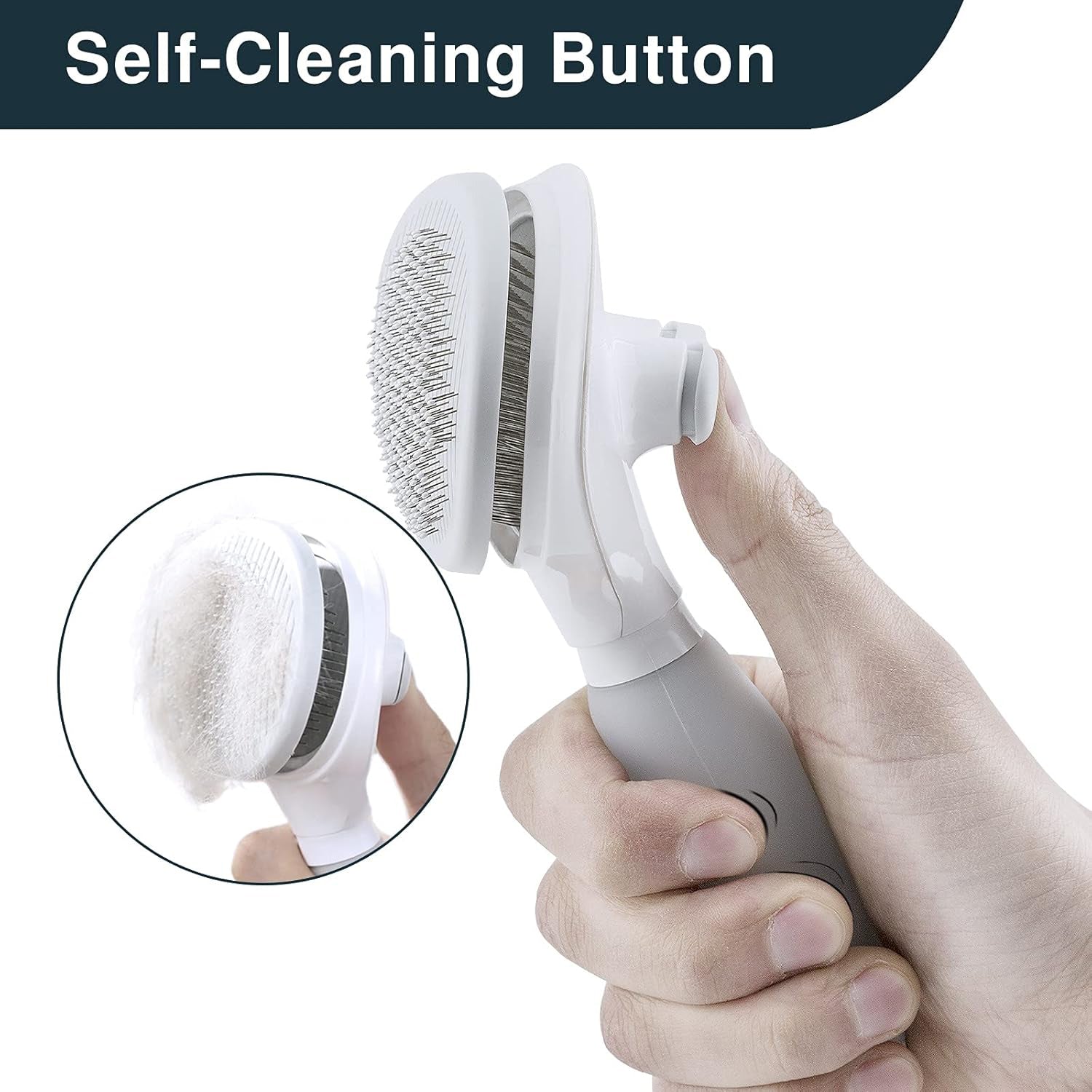 Cleaning Bath Brush for Dogs and Cats - Hair Grooming And Care Comb For Long Hair