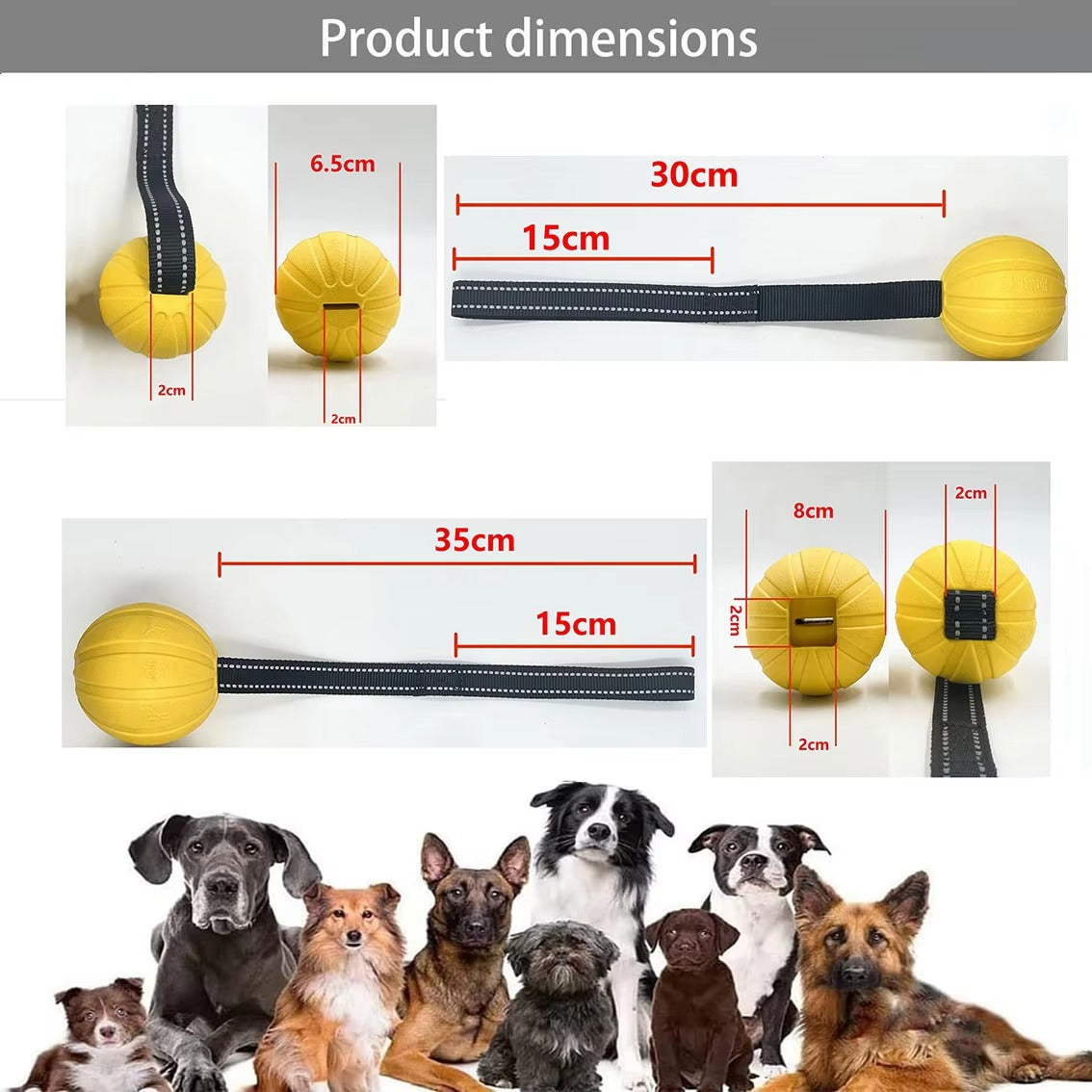 Dog Rope Training Ball