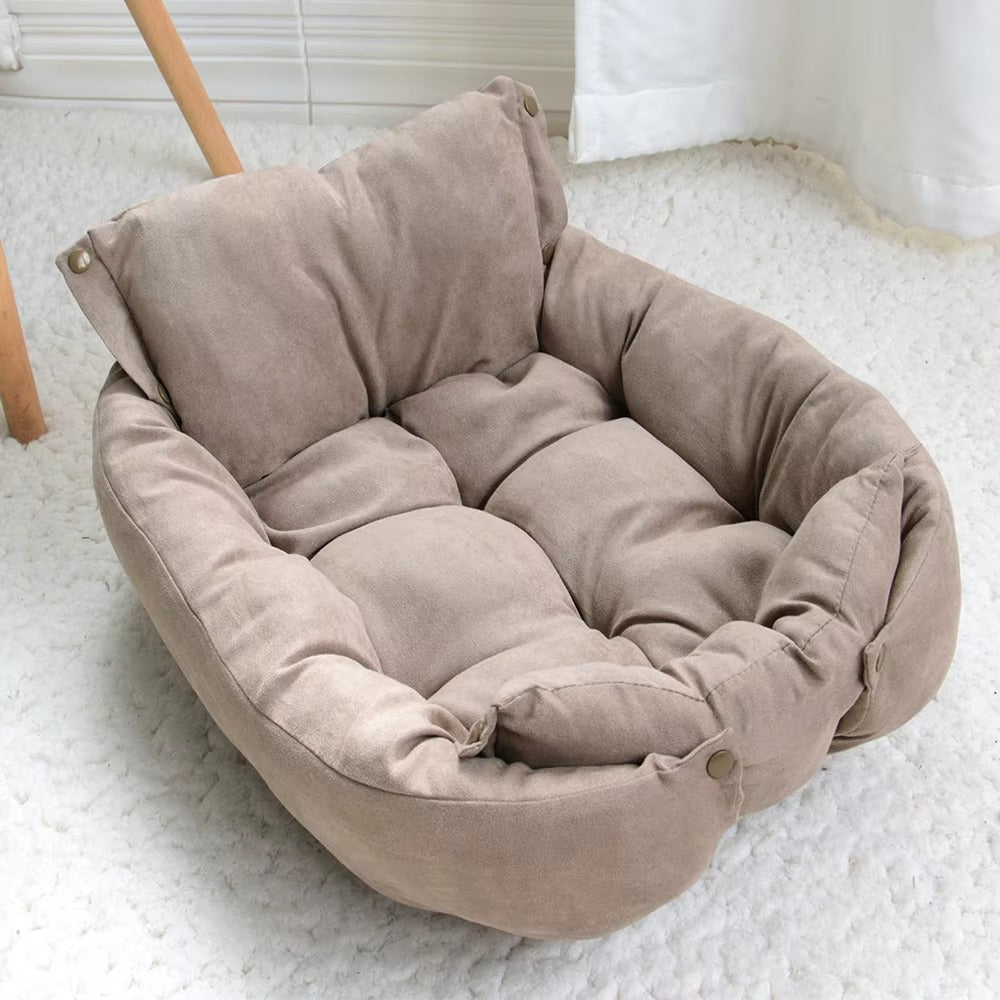 3 in 1 Dog Portable Bed Sofa Soft Comfortable Washable Sleeping Pad for Puppies & Dogs