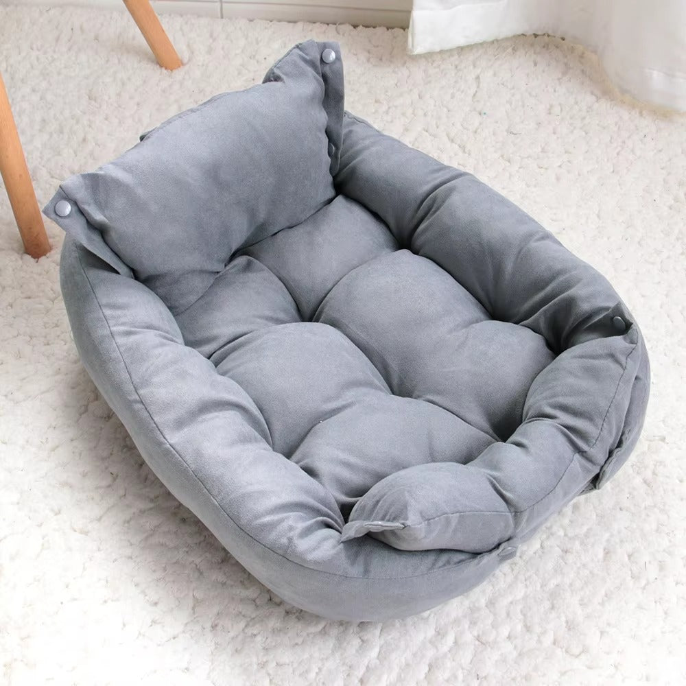 3 in 1 Dog Portable Bed Sofa Soft Comfortable Washable Sleeping Pad for Puppies & Dogs