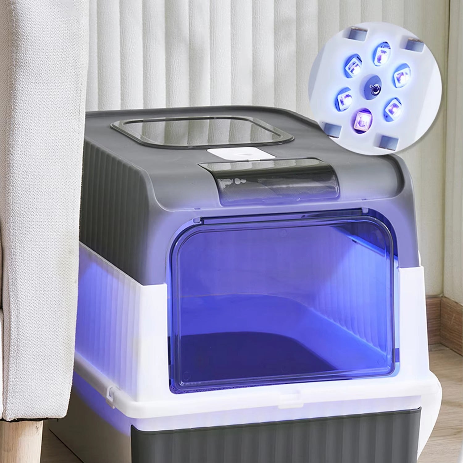 UV Enclosed Litter Box