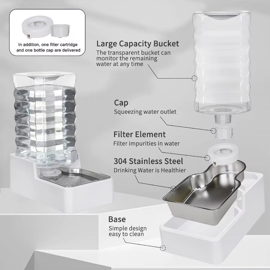 Floating Anti Spill Water Bowl