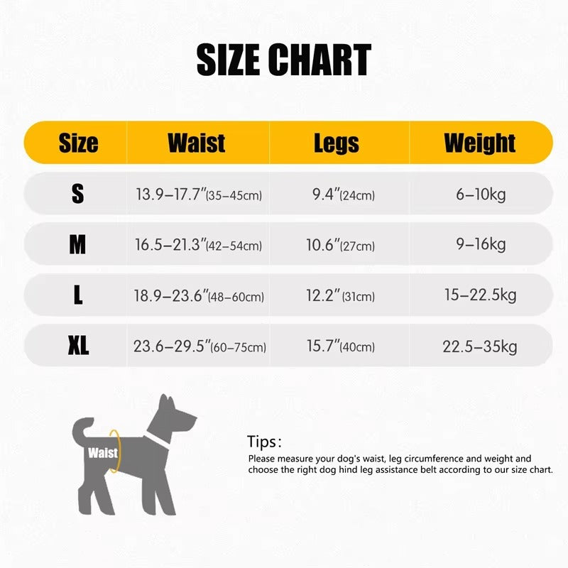 Adjustable Dog Lift Harness