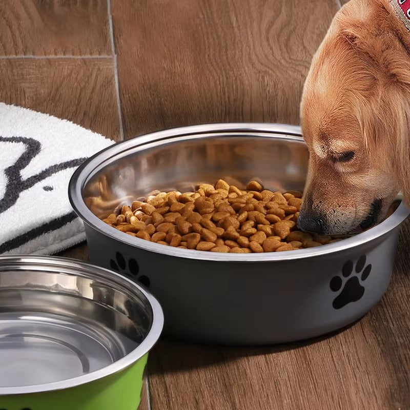 Non Slip Stainless Dog Water Bowl