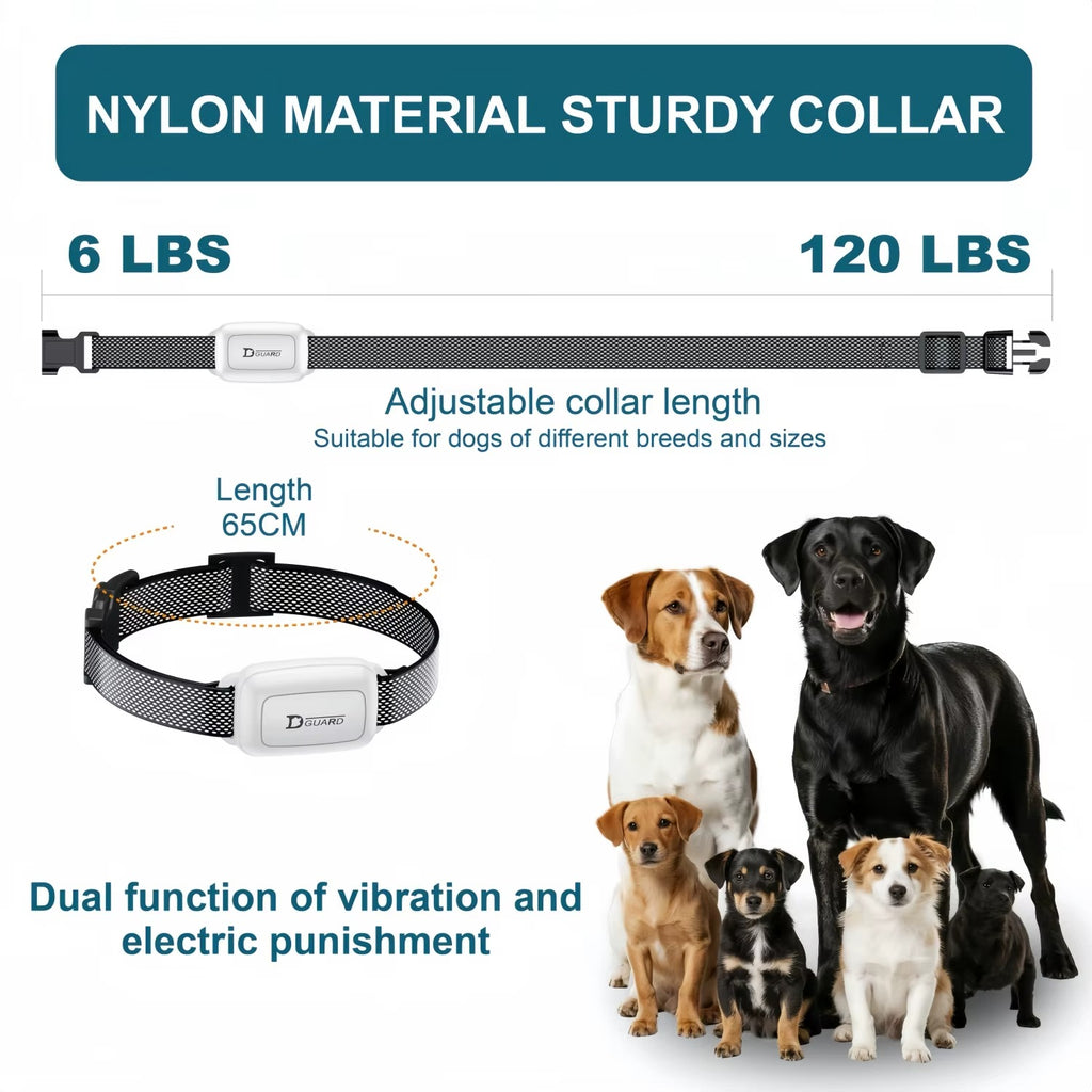 YHLC Anti-Bark Dog Collar – Automatic, Humane Bark Control, Adjustable Training Device for Small, Medium & Large Dogs