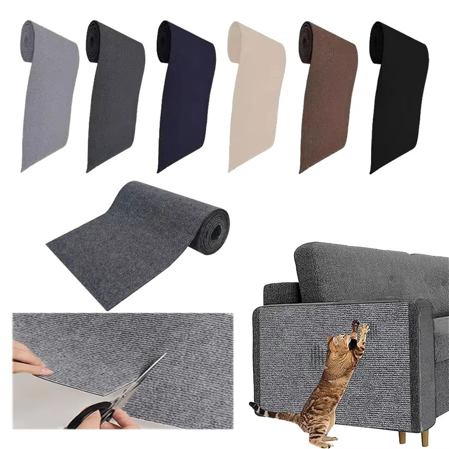 Pet Anti Scratch Sofa Crawling Mat, Furniture Scratch Guard, Thick Anti-Slip Couch Protector, Safe Cat Scratch Mat, Chairs & Home Furniture
