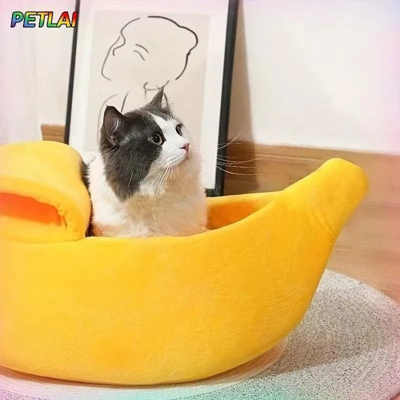 Banana Cat Bed