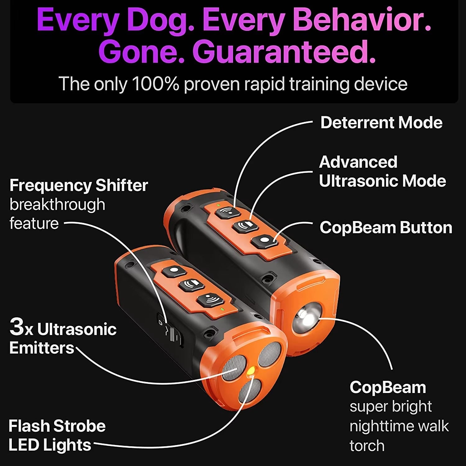 Ultrasonic Dog Repeller Trainer