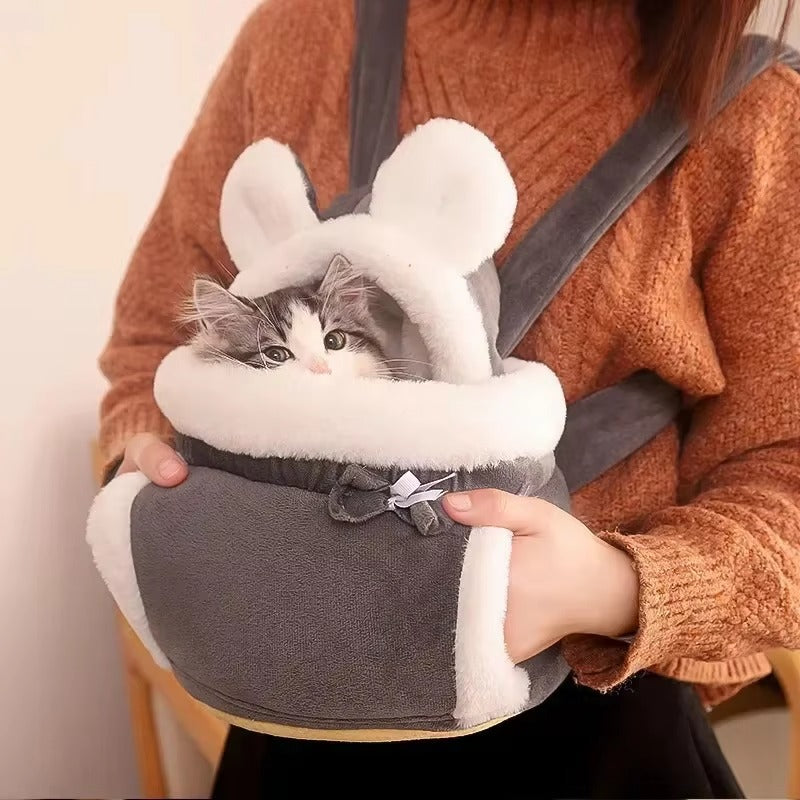 Plush Pet Backpack