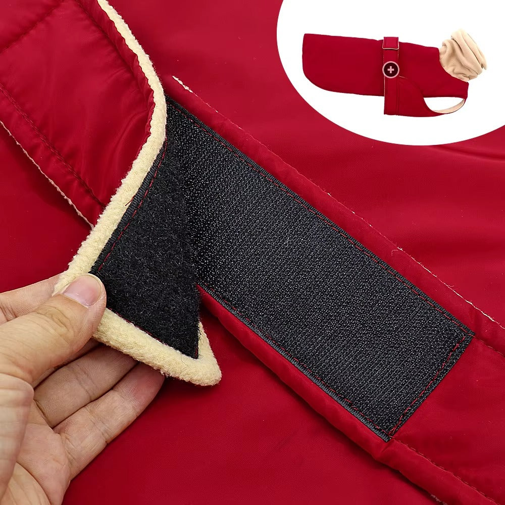 Comfortable Warm Waterproof Dog Coat Insulated Pet Jacket for Small & Medium Dogs, Windproof Rainproof Outerwear for Cold Weather