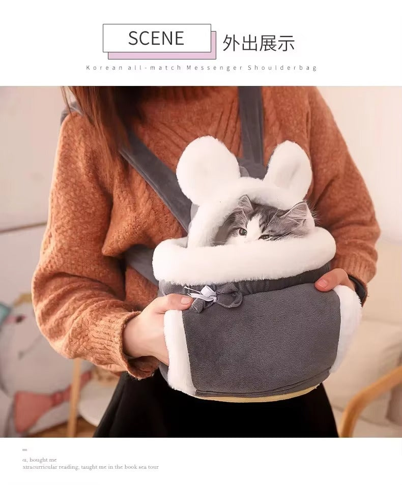 Plush Pet Backpack