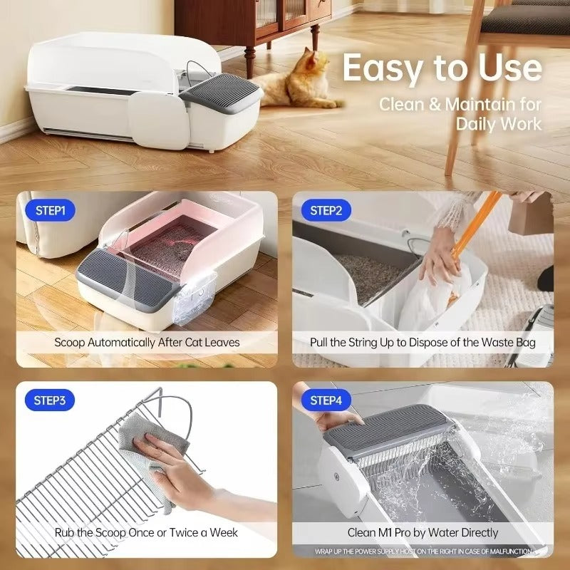 Smart Open Litter Box