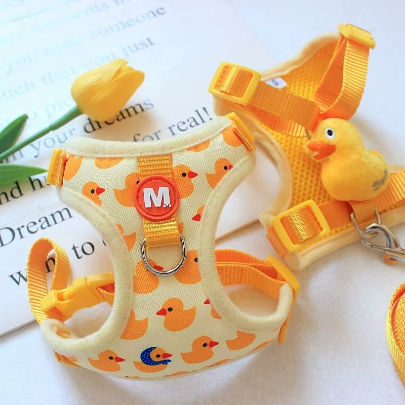 Neck Collar and Harness Set for French Bulldogs – Secure, Adjustable Pet Harness with Collar for Small Dogs, Puppies & Daily Walks