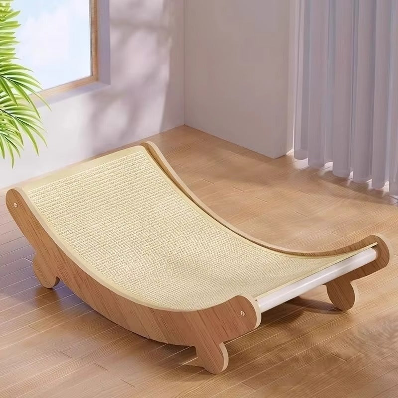 Dual-Surface Cat Bed Scratch Board, Multi-Purpose Indoor Scratcher and Comfortable Cat Bed, Protects Furniture, Play and Rest