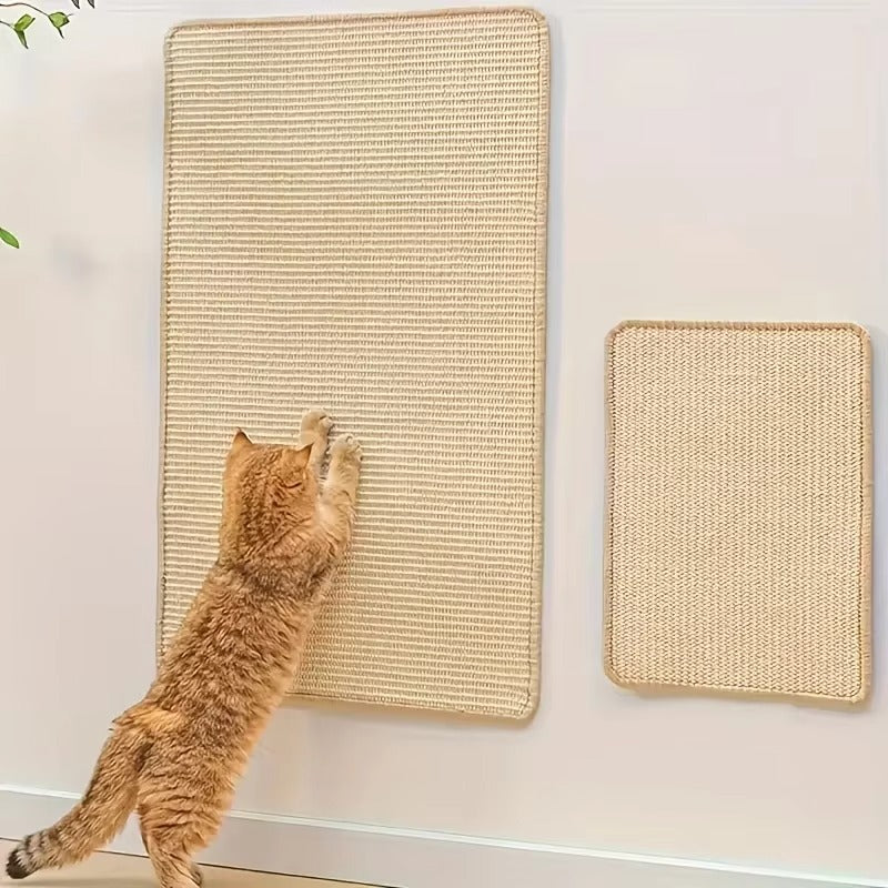 Sofa-Safe Cat Scratch Board, Thick Scratcher for Indoor Cats, Protects Furniture, Easy-to-Use For Cat Toy