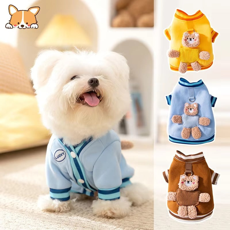 Small Dog Winter Coat Vest Warm Jacket Adjustable Fit for Puppies Windproof for Outdoor Walks