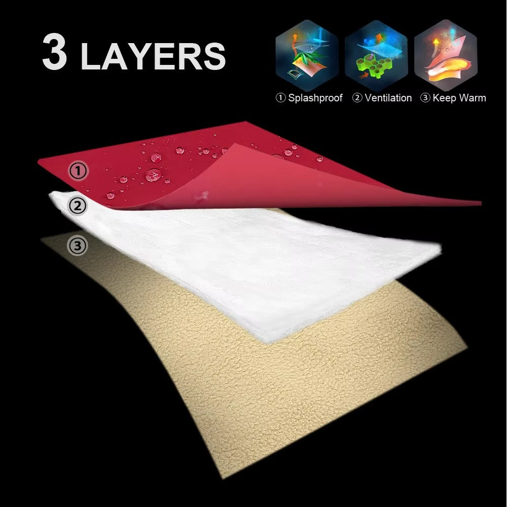 Comfortable Warm Waterproof Dog Coat Insulated Pet Jacket for Small & Medium Dogs, Windproof Rainproof Outerwear for Cold Weather