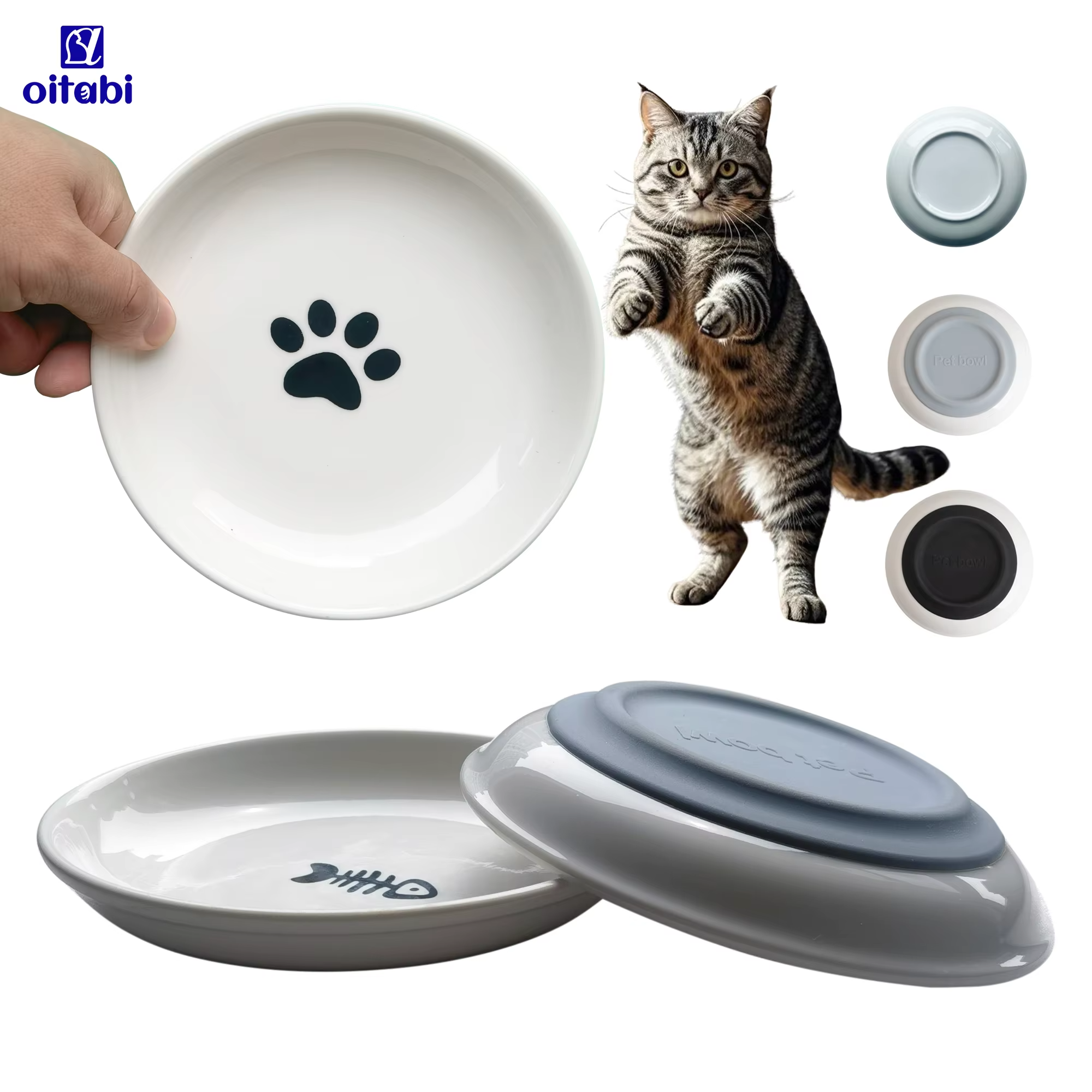 Oitabi Cat Bowls