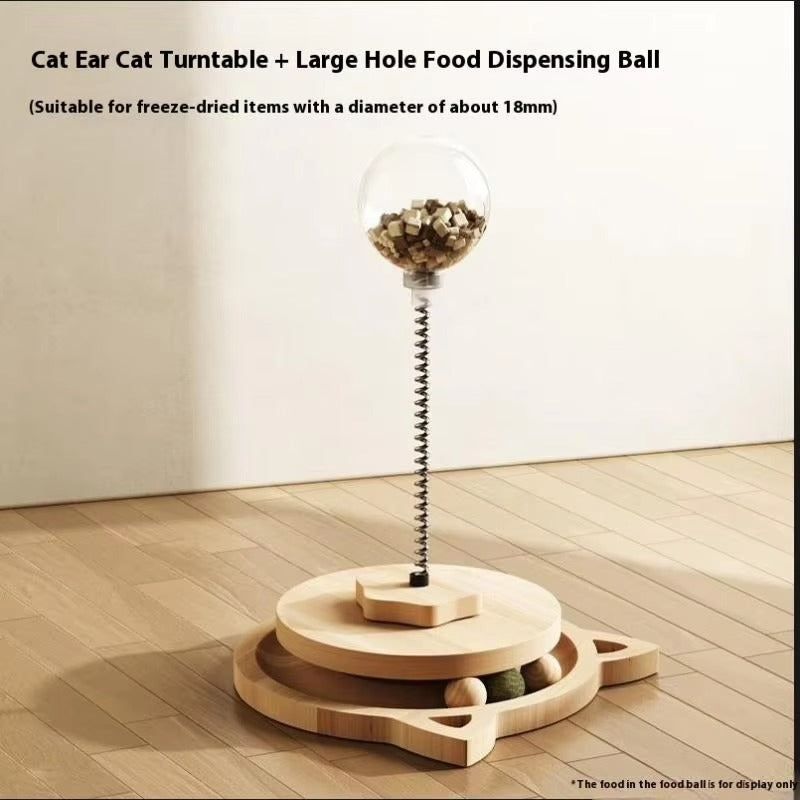 4-in-1 Sisal Cat Scratching Post Toy, Hanging Toys, Plush Perch, Interactive Indoor Play Tower for Cats