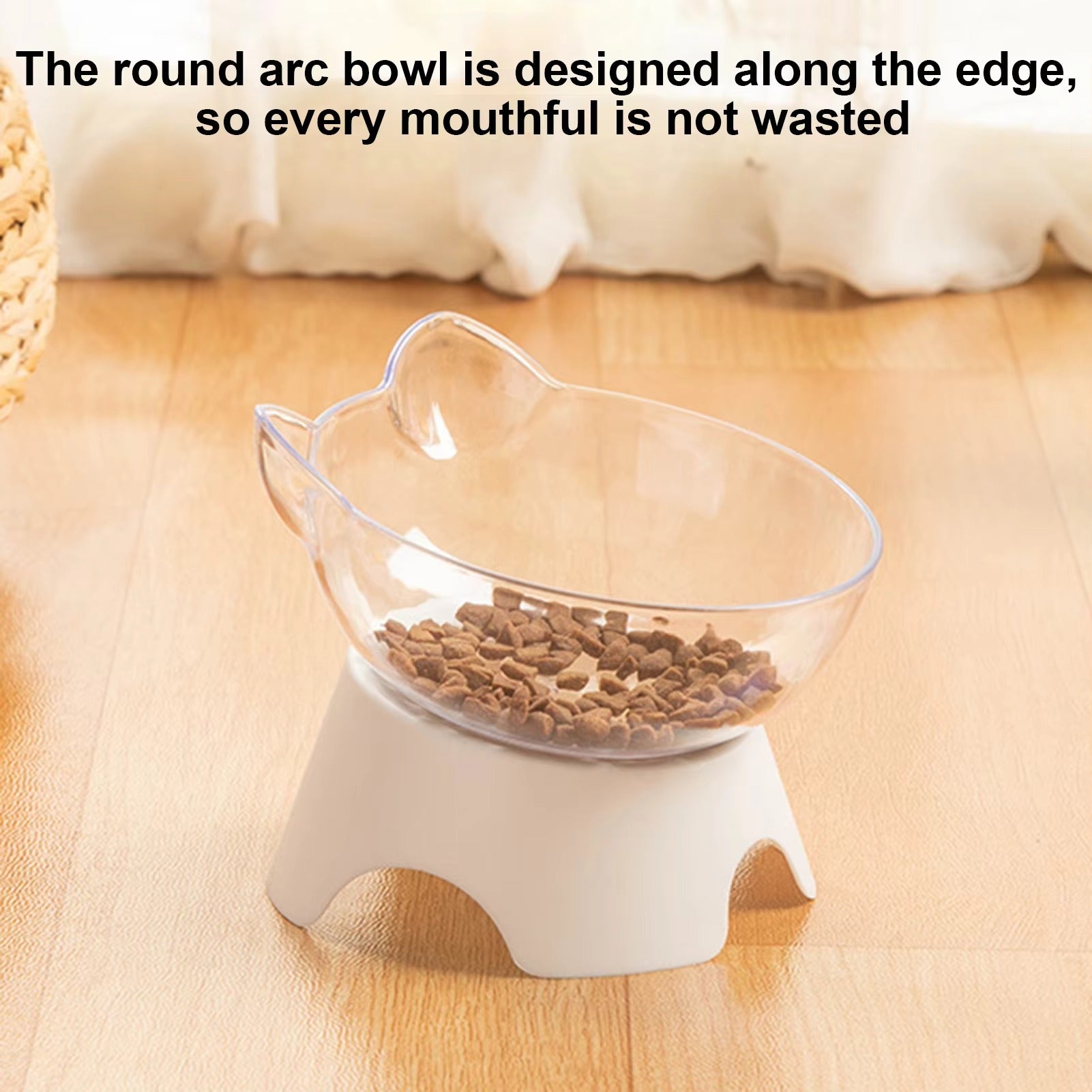 Tilted Raised Cat Bowls