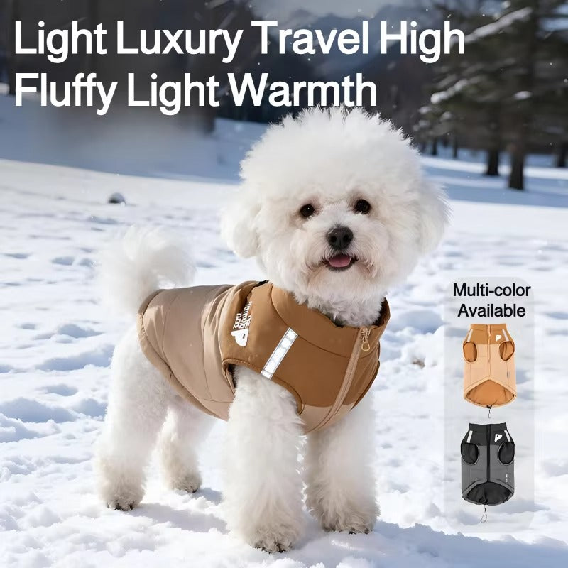 Thick Warm Comfortable Winter Dog Coat Pet Outfit for Cold Weather Outerwear for Outdoor Walks