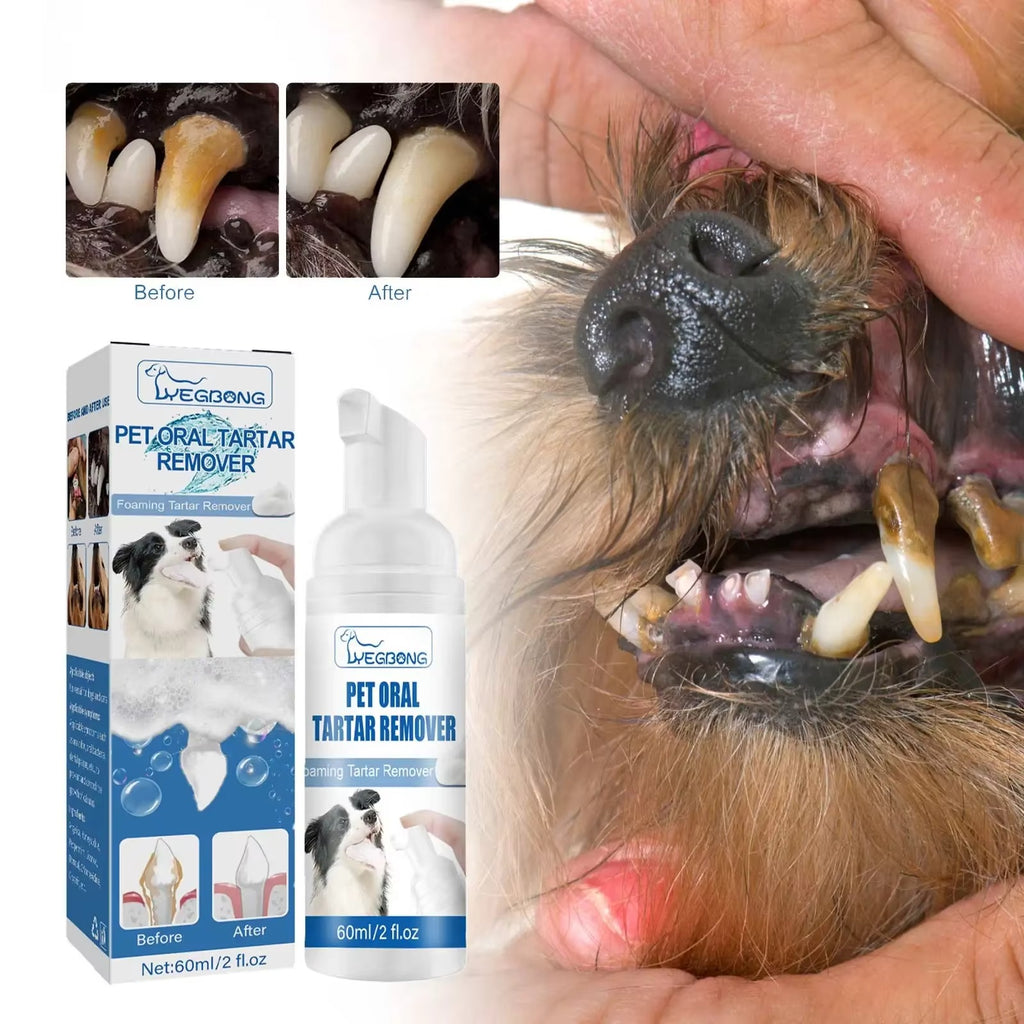 Pet Dental Spray, Oral Cleaner for Dogs and Cats, Fights Plaque & Tartar, Freshens Breath, Easy-to-Use for Pet Oral Care