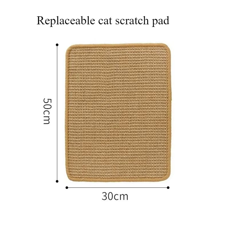 Dual-Surface Cat Bed Scratch Board, Multi-Purpose Indoor Scratcher and Comfortable Cat Bed, Protects Furniture, Play and Rest