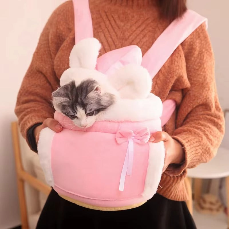 Plush Pet Backpack