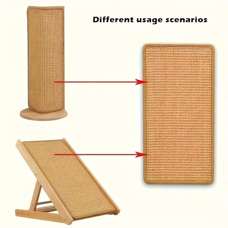 Sofa-Safe Cat Scratch Board, Thick Scratcher for Indoor Cats, Protects Furniture, Easy-to-Use For Cat Toy
