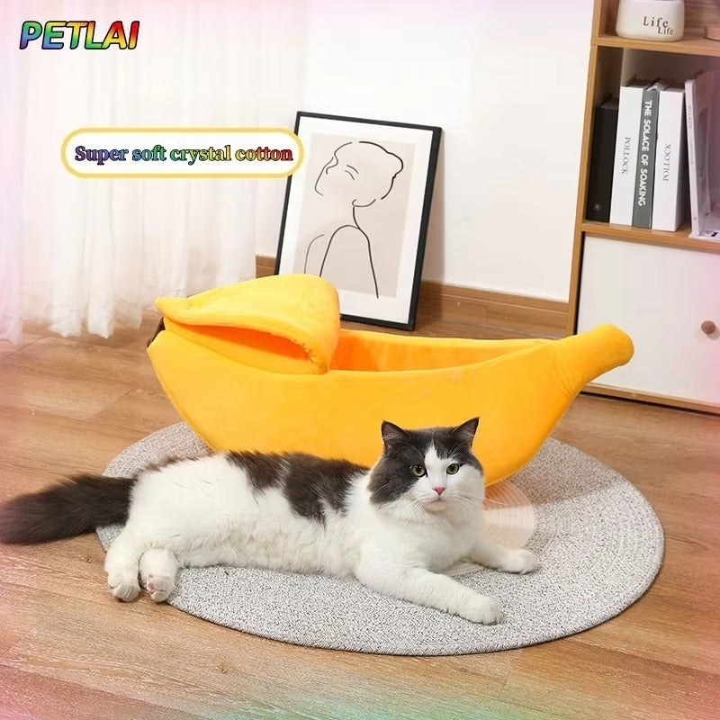 Banana Cat Bed