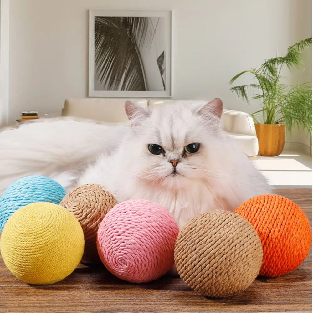 Sisal Scratching Ball
