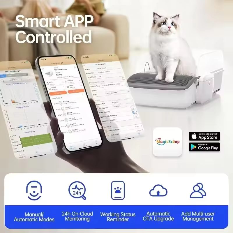 Smart Open Litter Box