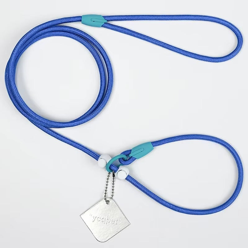 Adjustable Slip Rope Training Leash for Dogs – Strong, No-Pull Lead for Walking, Behavior Training and Outdoor Control