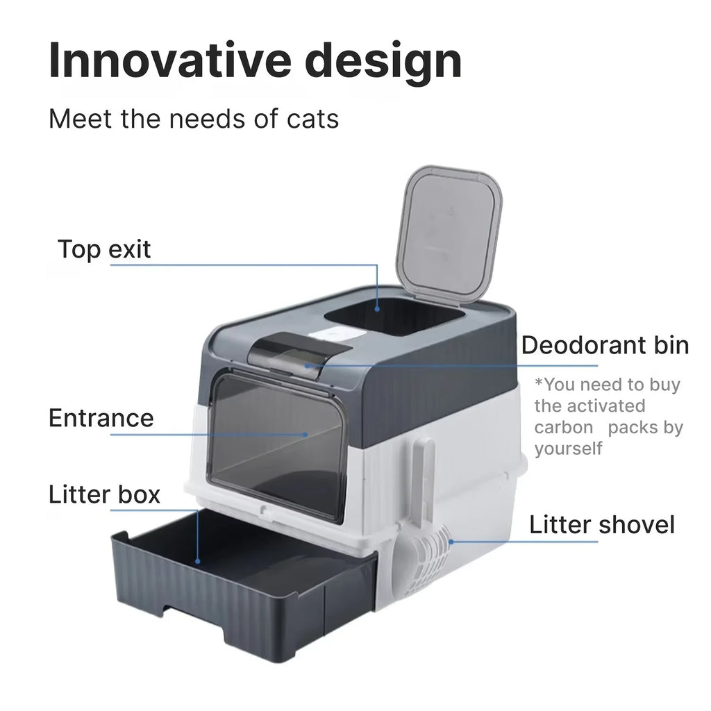 UV Enclosed Litter Box