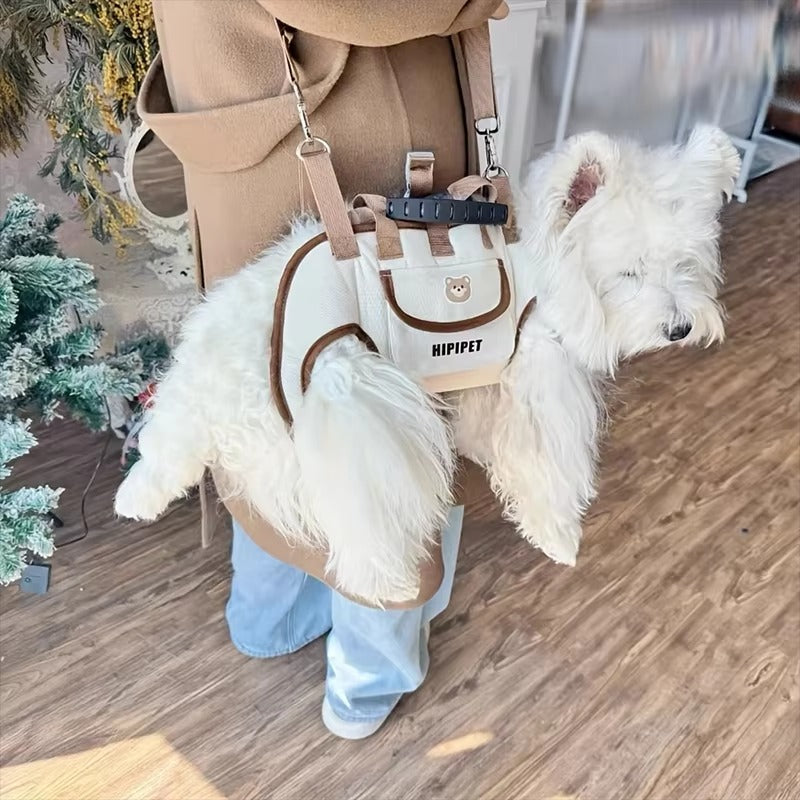 Portable Outdoor Pet Carrying Bag, Breathable Travel Tote for Small Dogs, Cats & Puppies, Lightweight and Comfortable Carrier