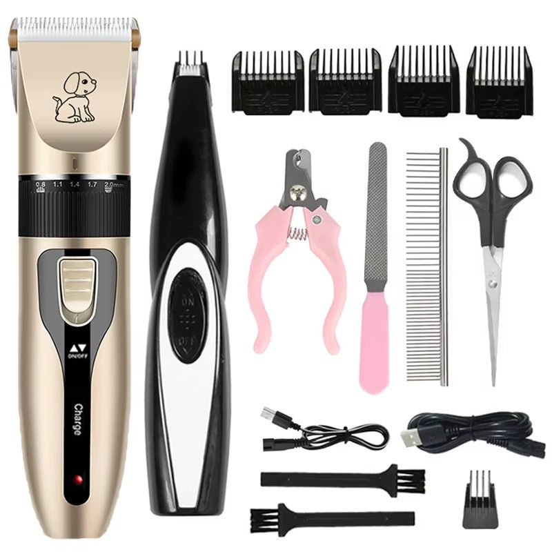 A comprehensive pet clipper kit for all your grooming needs