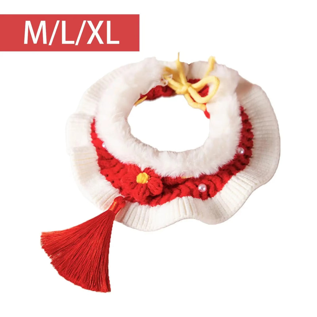 Knitted Cat Collar