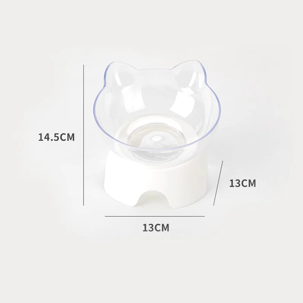 Tilted Raised Cat Bowls