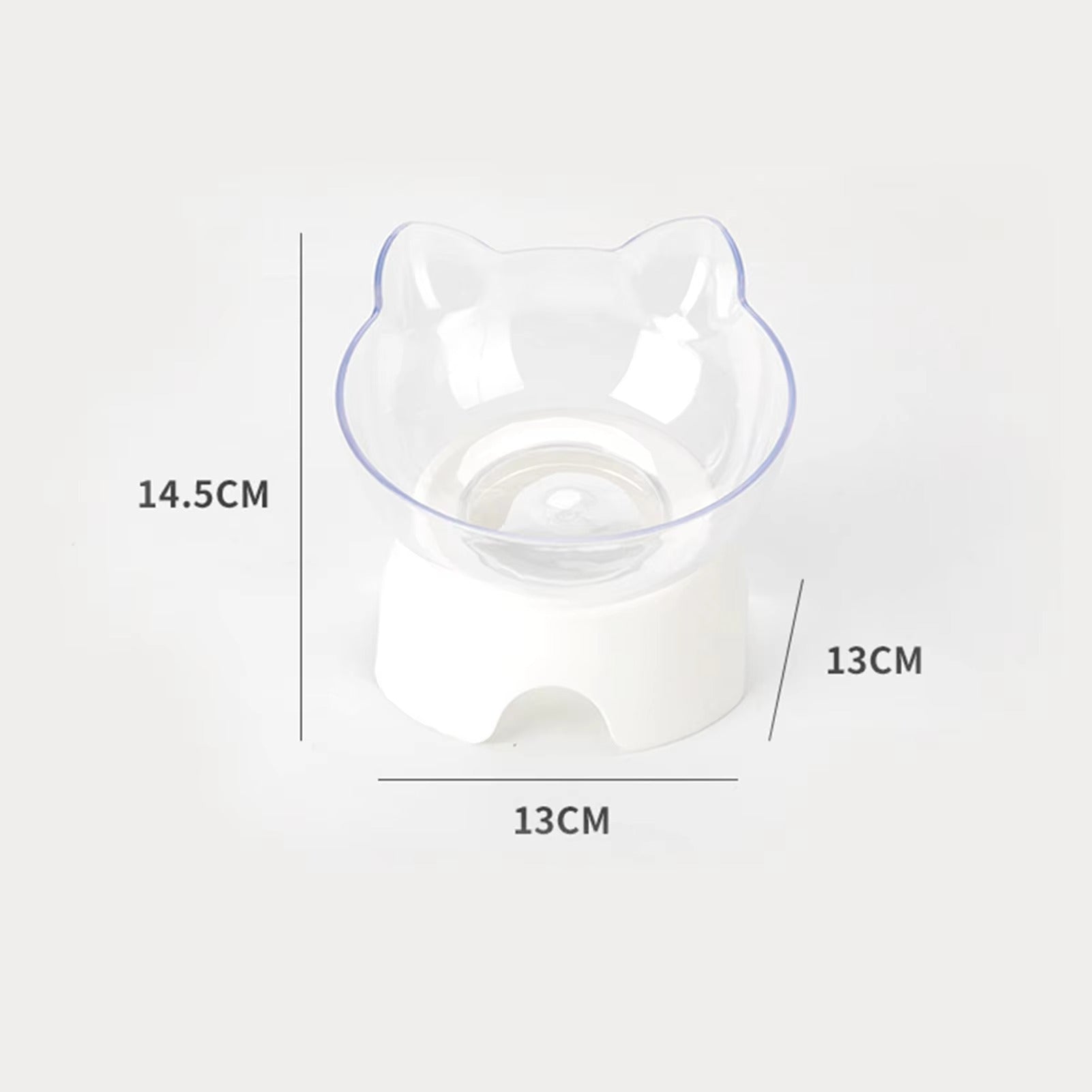 Tilted Raised Cat Bowls