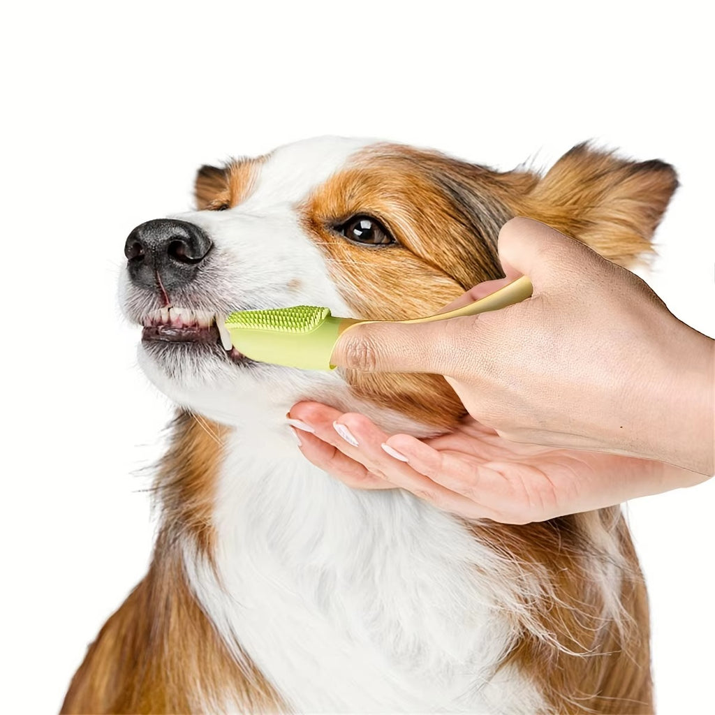 Food Grade Silicone Finger Toothbrush for Pets – Remove Plaque and Maintain Oral Health, Gentle Cleaning for Dogs and Cats