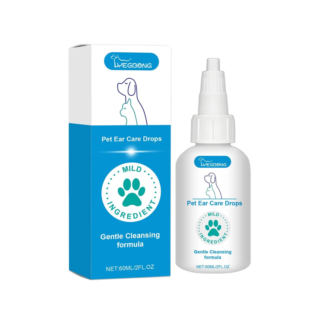 Effective Dog Ear Cleaning Solution – Safe for Dogs and Puppies, Removes Dirt, Wax, and Odor for Healthy Ears