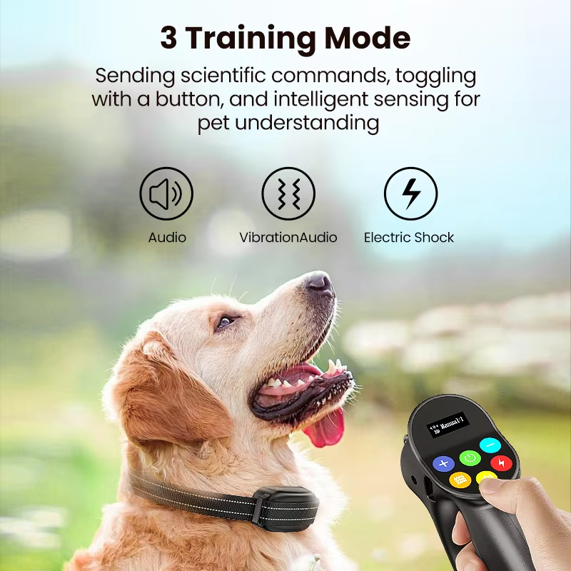 ROJECO Anti-Bark Dog Collar – Automatic Bark Control, Adjustable Training Device, Safe and Humane for Small, Medium & Large Breeds
