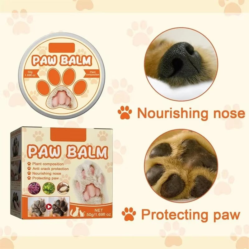 Paw and Nose Balm for Dogs – Natural, Soothing Moisturizer for Dogs, Protects Dry, Cracked Paws and Nose, Safe for Daily Pet Use