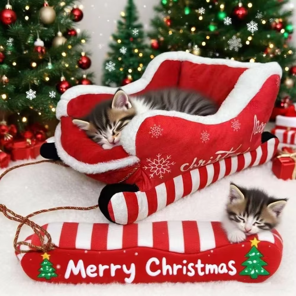 Christmas Sleigh Bed