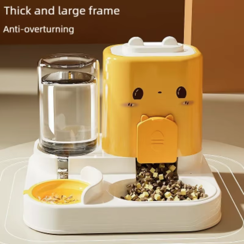 Automatic Pet Feeder with Water Bowl